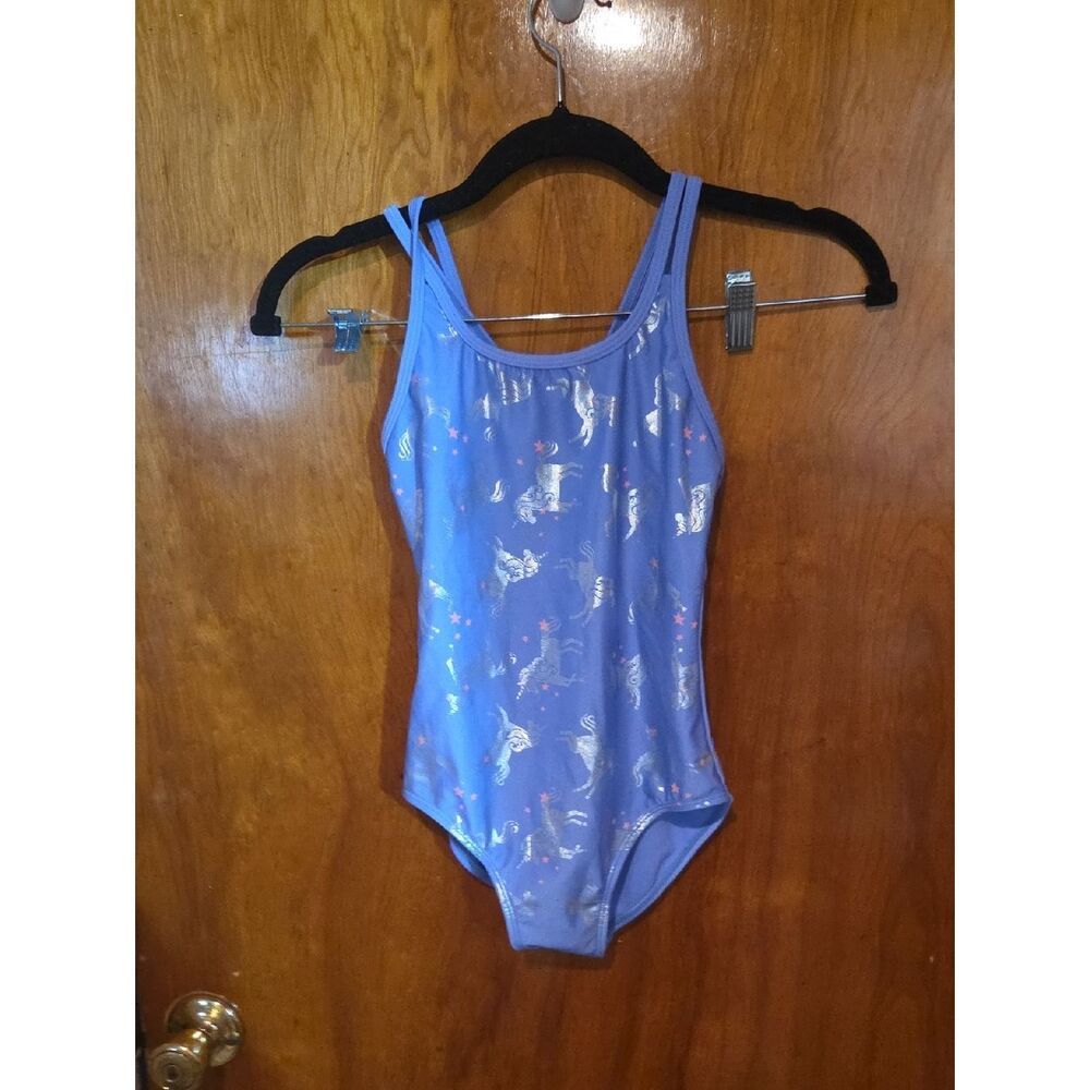 Cat & Jack Girls' Lavender Unicorn One-Piece Swimsuit